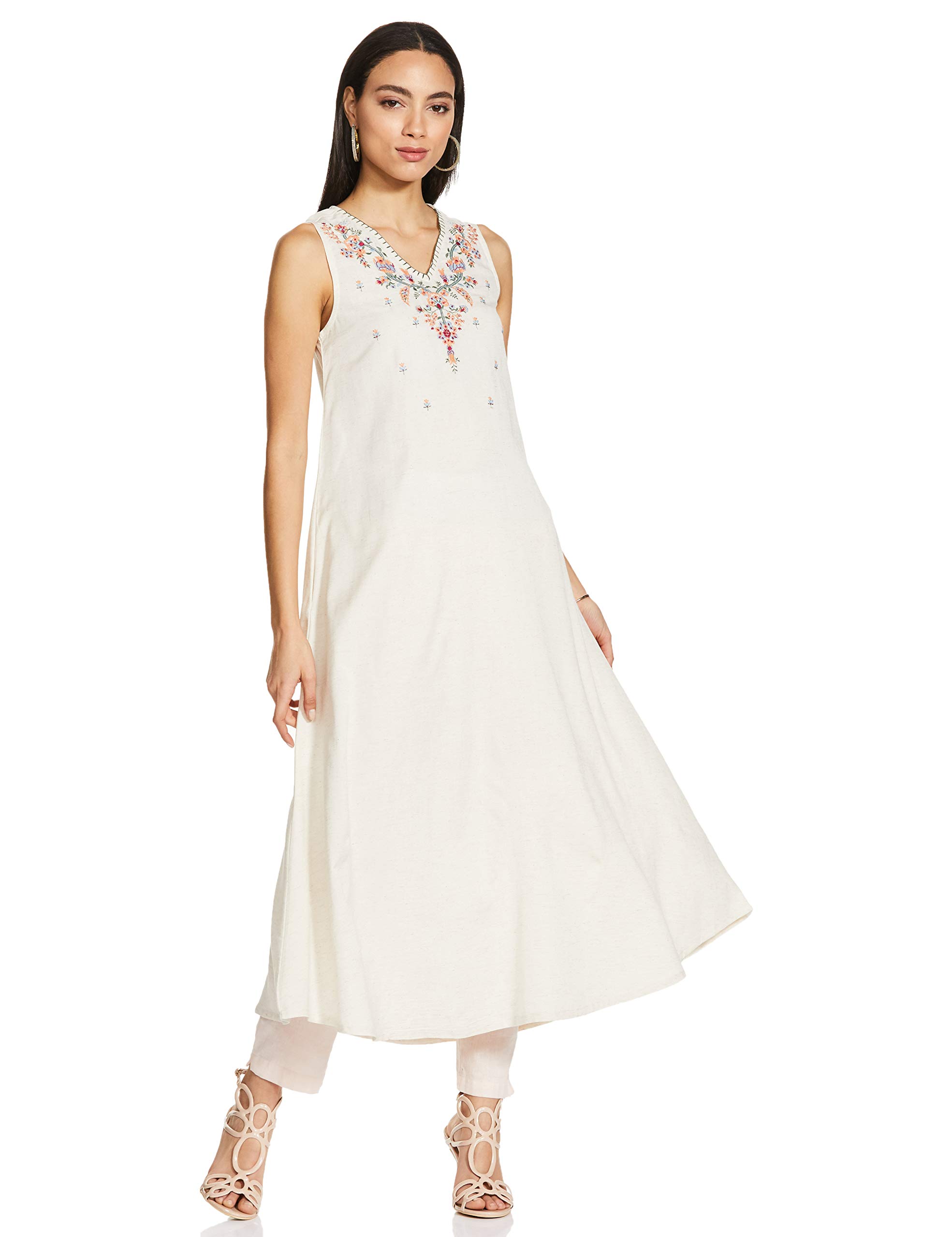 global desi Women's Rayon Loose Tunic Shirt