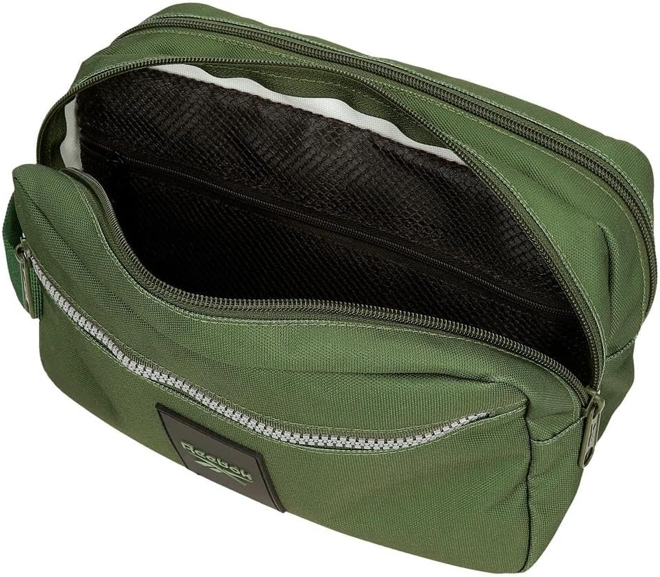 Reebok Arlie Beauty case due scomparti adattabile verde 26 x 16 x 12 cm Poliestere, Verde, Taglia unica, Beauty case a due scomparti adattabile Borsa da toilette Verde - Immagine 5