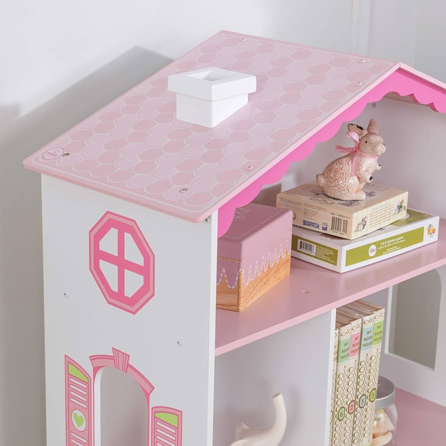 ドールハウス　ドール棚 ウッド未完成1/12ドールハウスミニチュア本棚キューブ収納モデル