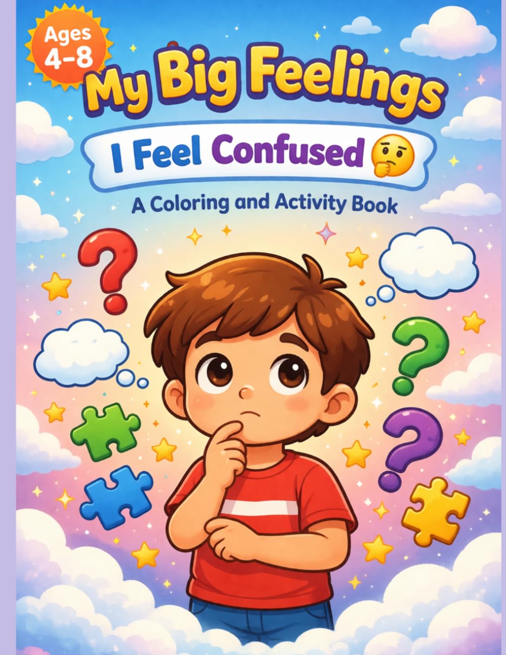 I Feel Confused : A Coloring & Activity Book for Kids Ages 4–8 (My Big Feelings)