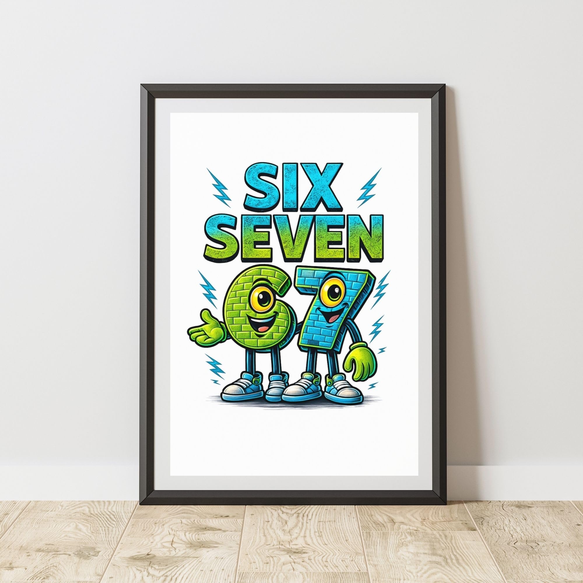 60 Second Makeover Limited 67 Meme Print Poster Teenager Bedroom A3 Size from B&Q
