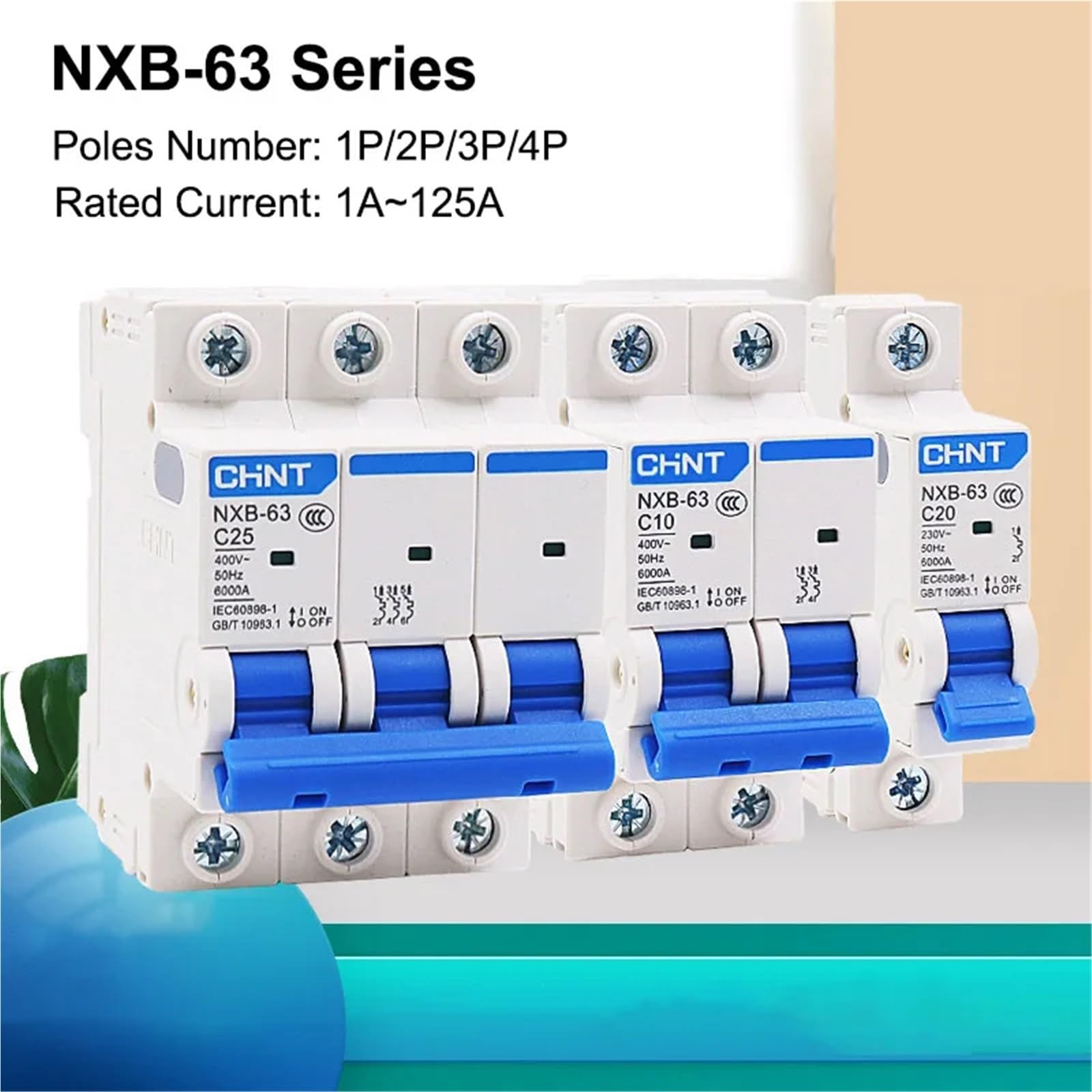 Amazon.com: DMUZZSQJ Circuit Breaker NBX-63 Series Air Switch