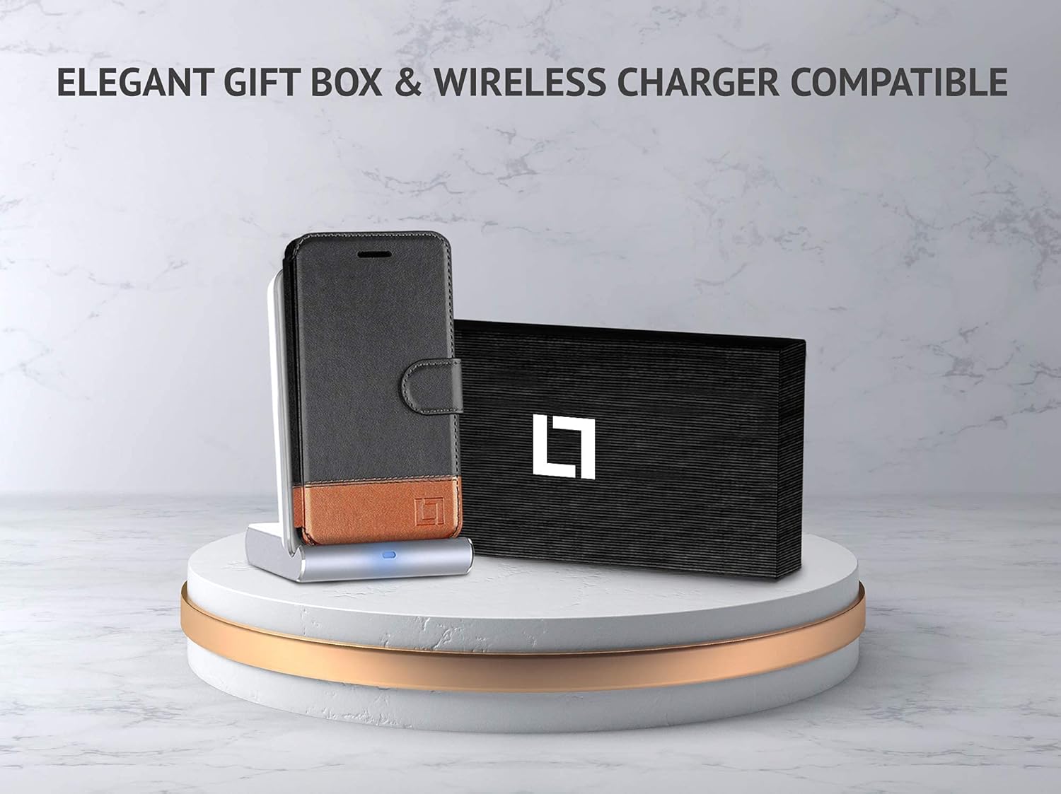 Blасk Frіdау Sаlе 2022 LUPA iPhone 8 Plus Wallet Case, Durable and Slim, Lightweight with Classic Design & Ultra-Strong Magnetic Closure, Faux Leather, Smoky Cedar, Apple 8 Plus