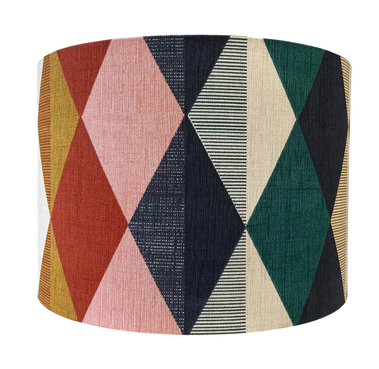 60s 70s Retro Mid Century MCM Lampshade Orange Rust West Germany (Large (40cm Diameter))