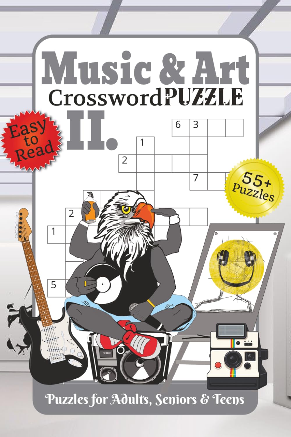 Music & Art Crossword Puzzle II.: Puzzles for Adults, Seniors and Teens