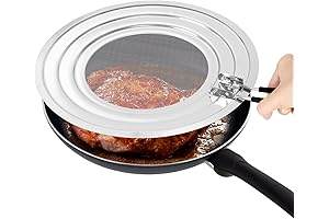Stainless Steel Splatter Screen for Frying Pan - Easily Prevent Grease Splatter...