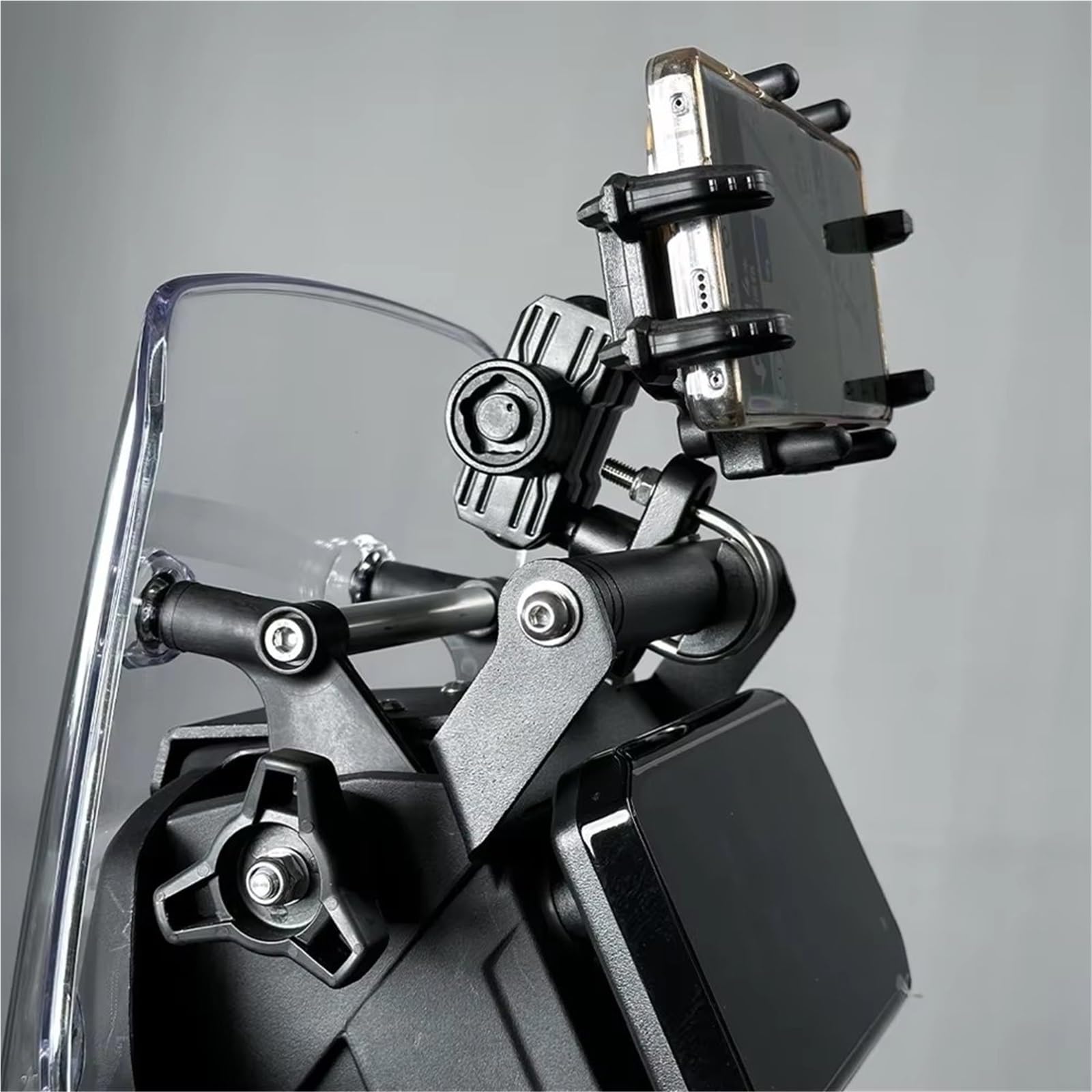 Soporte Teléfono Móvil GPS para CFMOTO para 450MT para Ibex 450 2024-2026 Extensión Manillar Soporte Navegación GPS por Satélite Motocicleta