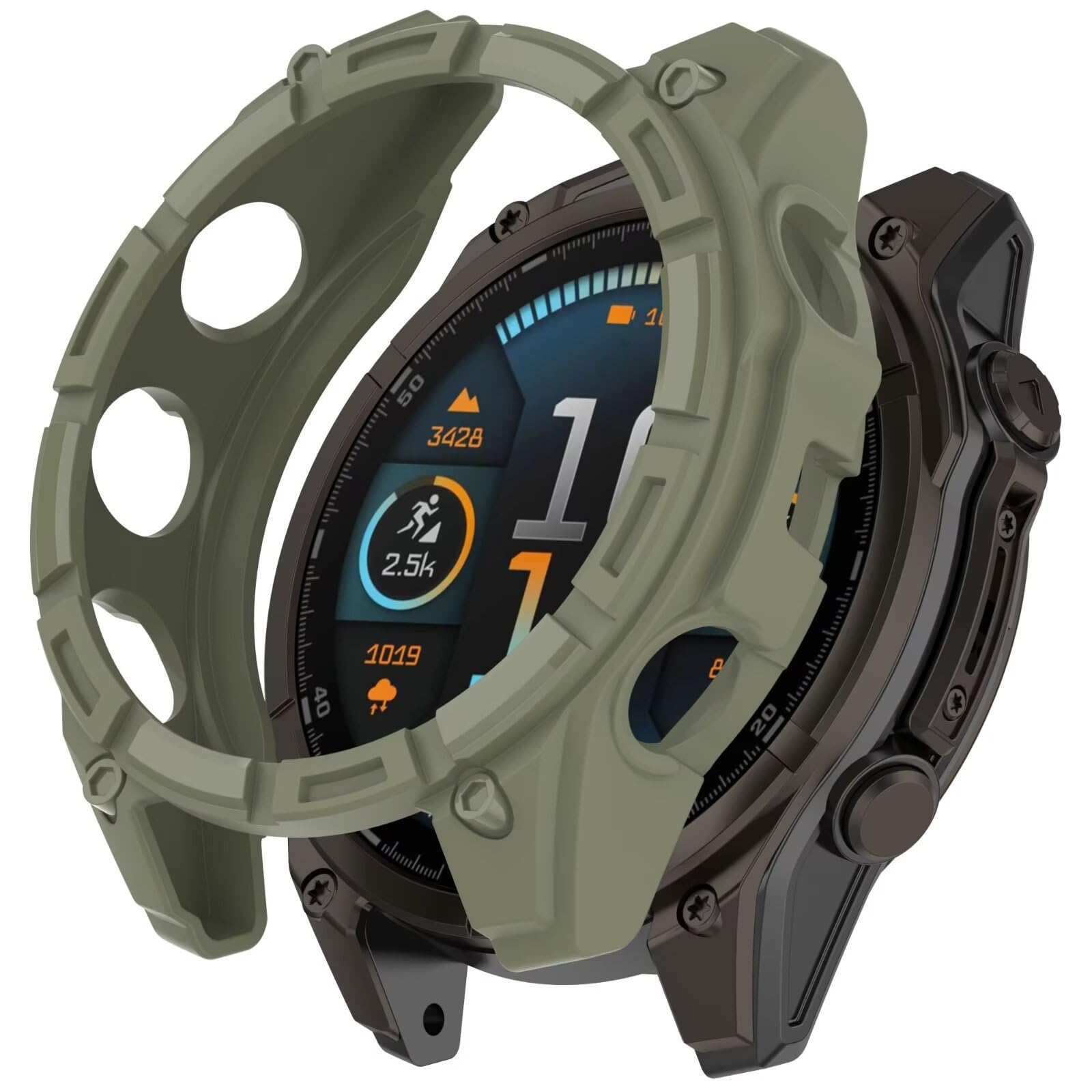 FTRONGRT Case Compatible with Garmin Fenix 8 47mm, Soft TPU