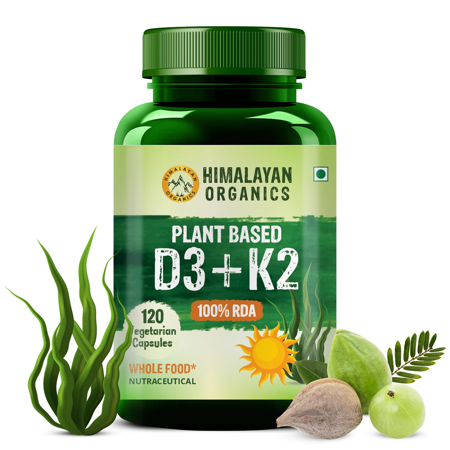 Vlado’s Himalayan Organics Plant Based 600iU Supplement | Vitamin D3(Lichen) + K2(Menaquinone Mk7) | Faster Absorption | Boost Immunity | Healthy Bones -120 Veg Capsules (B08YZ1GBV9) Amazon Price History, Amazon Price Tracker