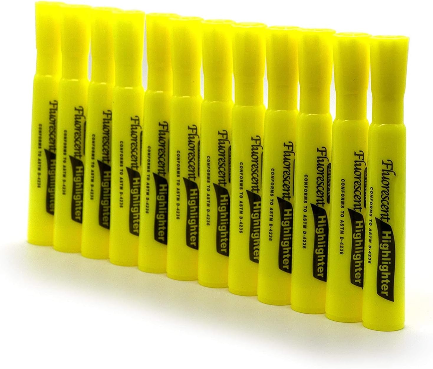 Emraw Desk Style Smooth Glide Solid Gel Fluorescent Highlighters Markers Student
