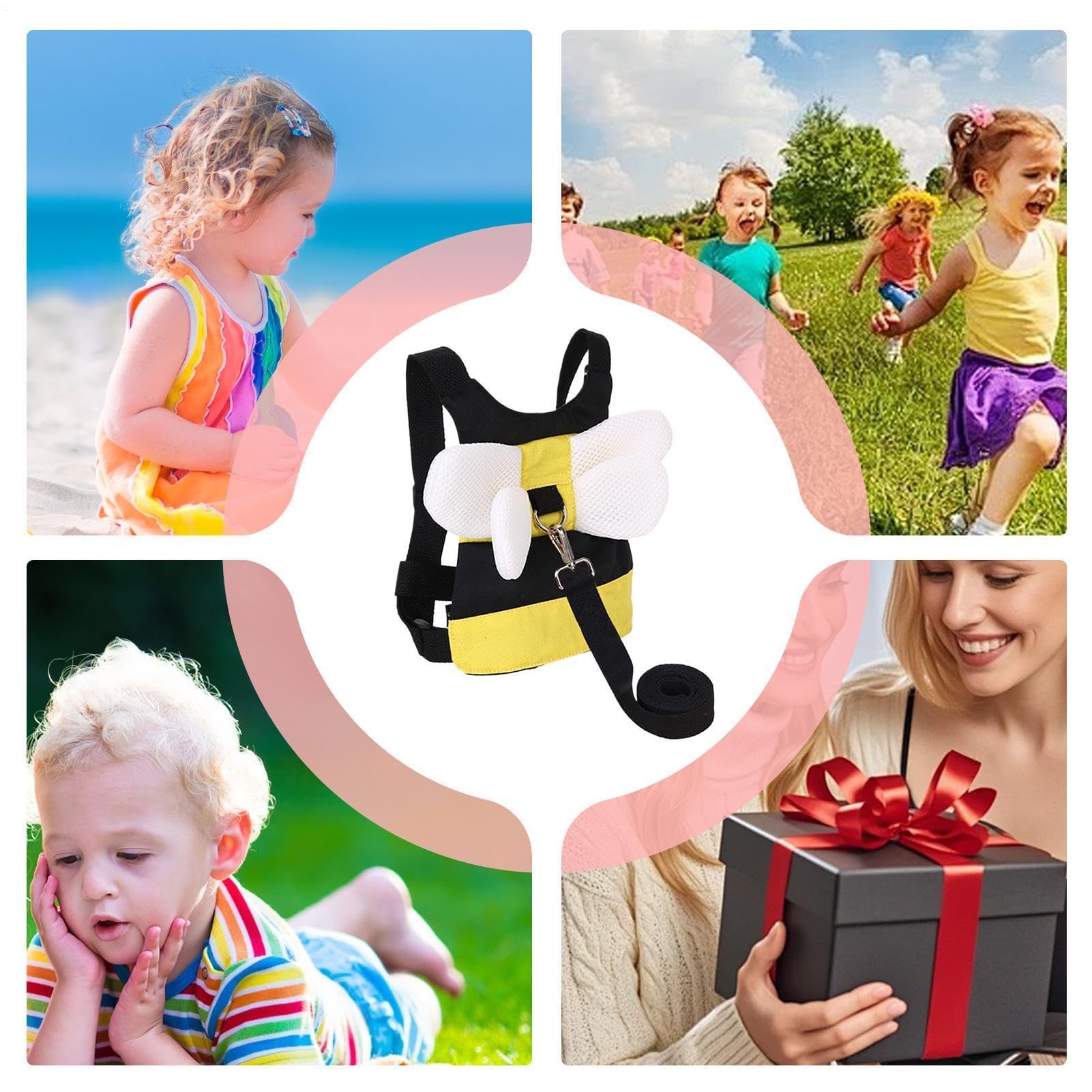 -Sicherheitsgeschirr – -Gehgeschirr, Kinder-Sicherheitsgeschirr mit Leine | Bequemer Gehgurt für Shopping, Parks, Spaziergänge und Reisen