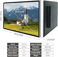 Vista 6 de Tableta con monitor de pantalla táctil Android 12 de 23.8 pulgadas, 16:9 FHD 1080P, WiFi y BT, altavoces integrados, RK3588 4GB RAM y 64GB ROM