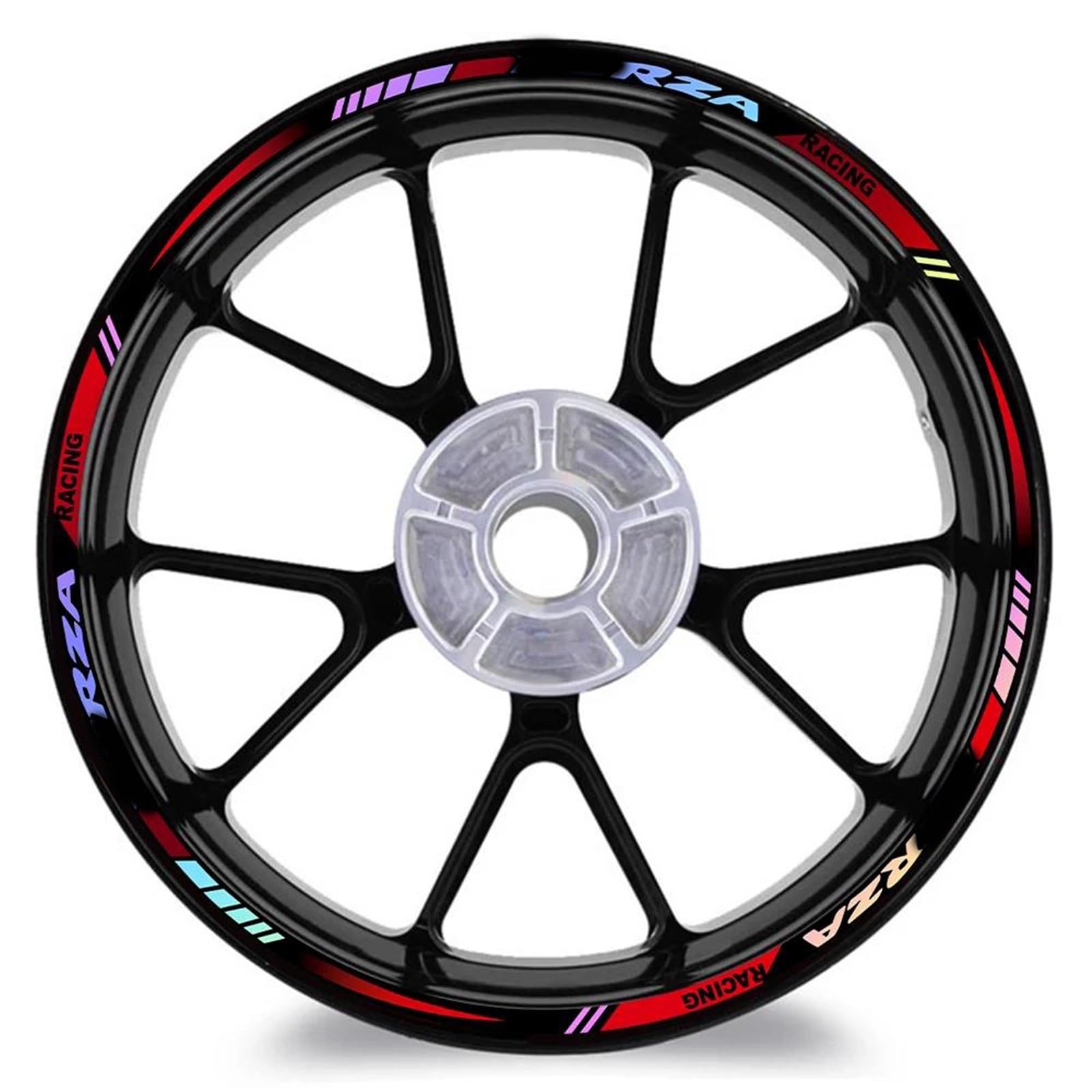 Ntpjk Natural Sticker Part For H-Onda Forza125 Forza250 Forza300 Forza350 Nss Forza 125 250 300 350 2023 2024 Wheel Sticker Rim Decal Motorcycle Accessories(Natural)