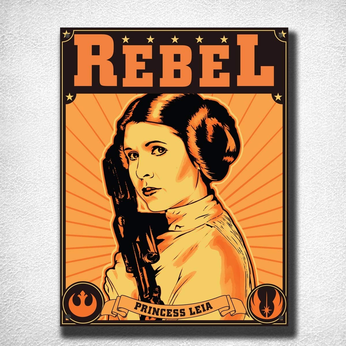 Biopracess Princess Leia Rebel Vintage Tin Sign Bar Pub Home Metal Poster Wall Art Decor TIN SIGN 7.8X11.8 INCH