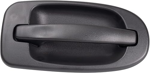 Miniatura 650 de TRQ Manija de la puerta exterior trasera izquierda del lado del conductor negra compatible con Honda Civic 2001-2005