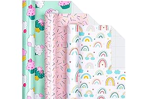 Cupcake Wrapping Paper Roll for Vibrant Celebrations