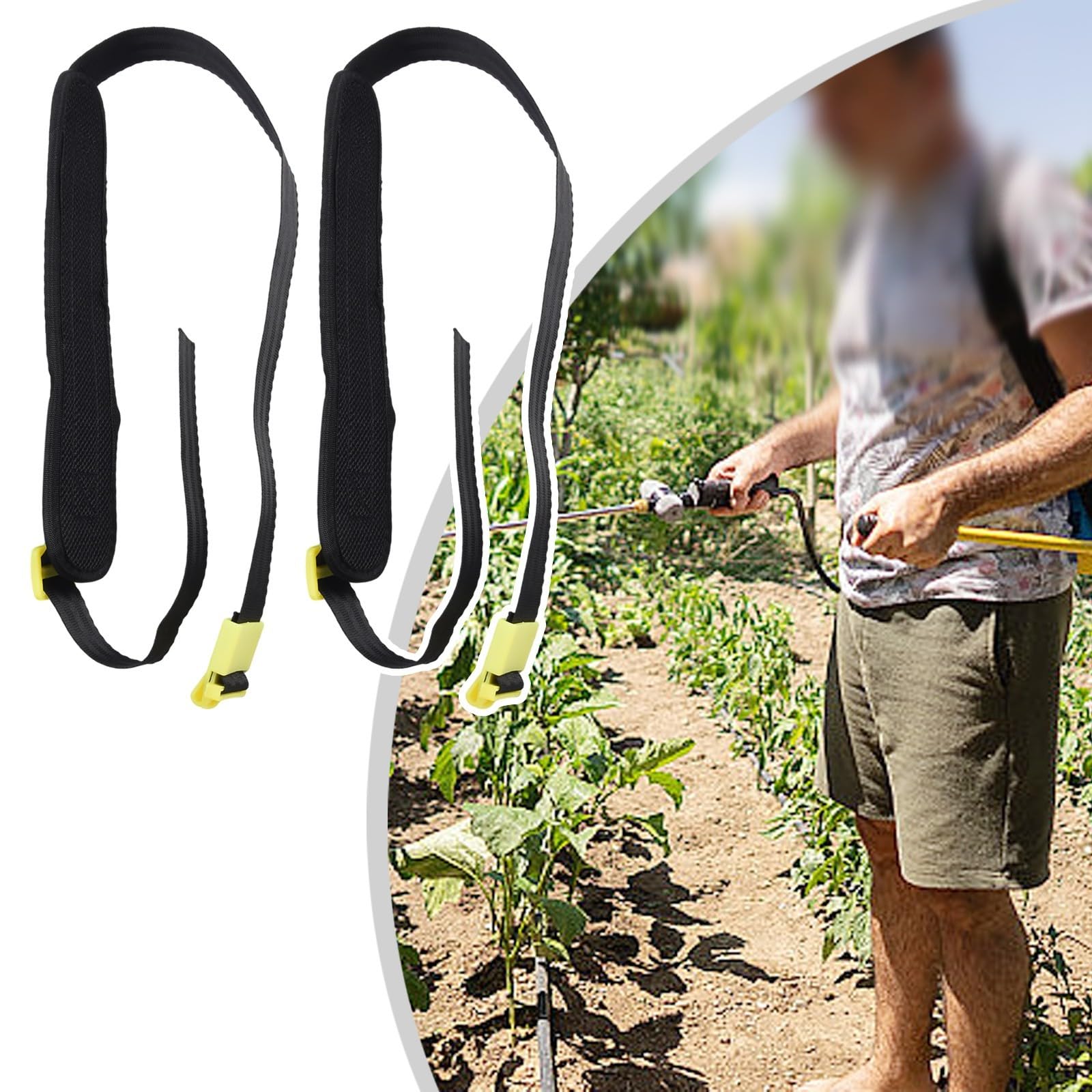 Correa de pulverización funcional y ergonómica para mochila