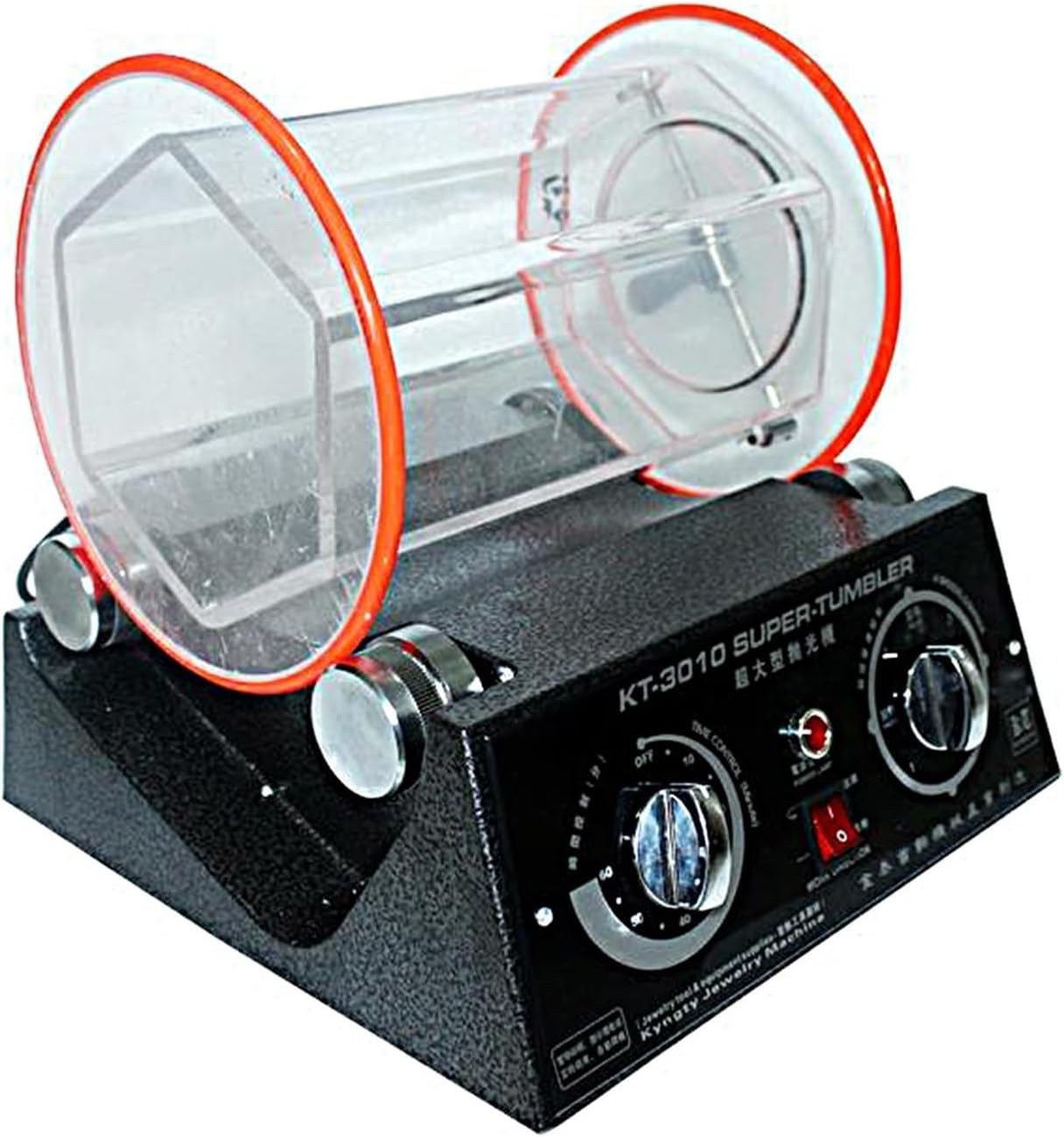 Gemstone Power Polishers Rotary Polishing Machine Remove Rust Metal Burrs Coin Cleaning/Jewelry Making Tool