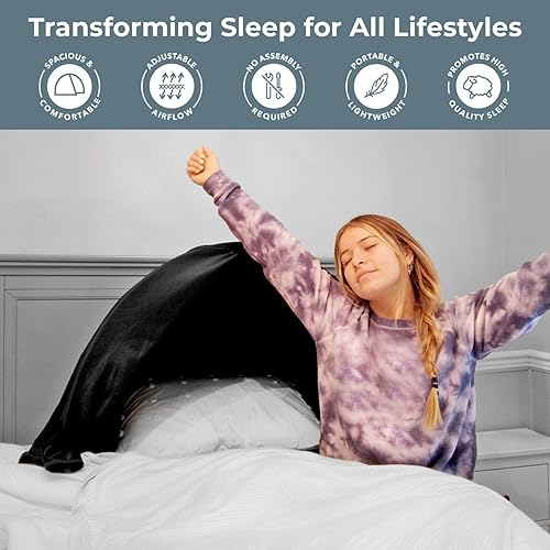 Miniatura 5 de zDen Tienda de campaña original de bloqueo de luz de alta calidad, alternativa perfecta a las cortinas opacas, ayuda para dormir sin drogas,