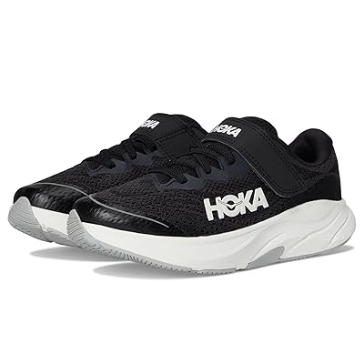Hoka Kids Rincon 4 (Little Kid) Kids Shoes Black/White