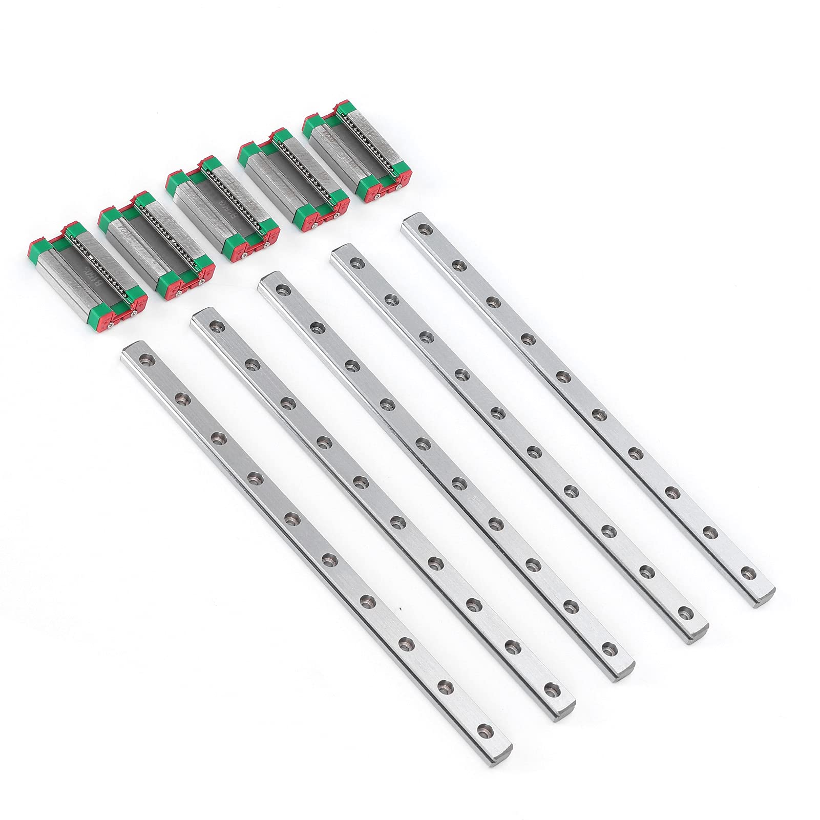 Drukarka 3D Poradnik linii kolejowej Wysoka dokładność Stabilna wydajność Akcesorium 150 mm 5pcs MGN7 Slider DIY Tool Voron V0