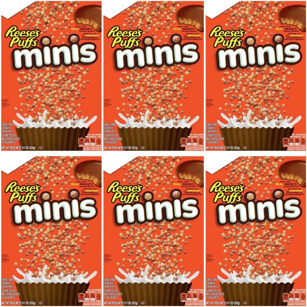 Breakfast Puffs Bundle with Reese's Puffs Mini's 331g (6 Pack)