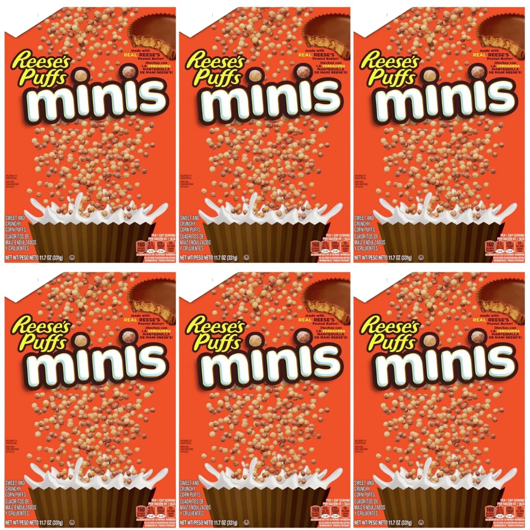 Breakfast Puffs Bundle with Reese's Puffs Mini's 331g (6 Pack)