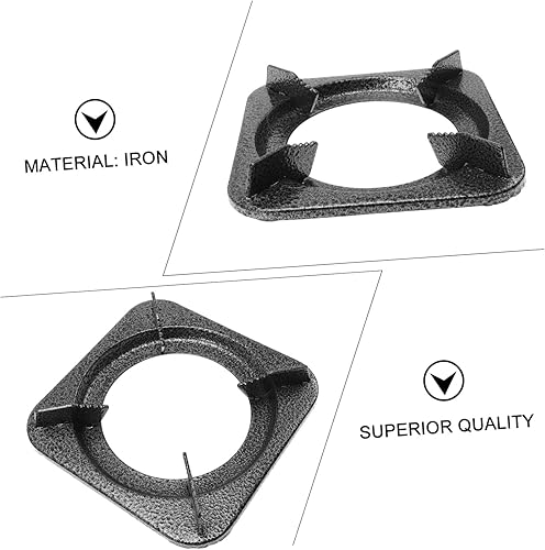 Miniatura 2 de GLEAVI Soporte para estufa de gas, soporte de wok para estufa eléctrica, cubierta de estufa de gas, estante para ollas, soporte para utensilios de