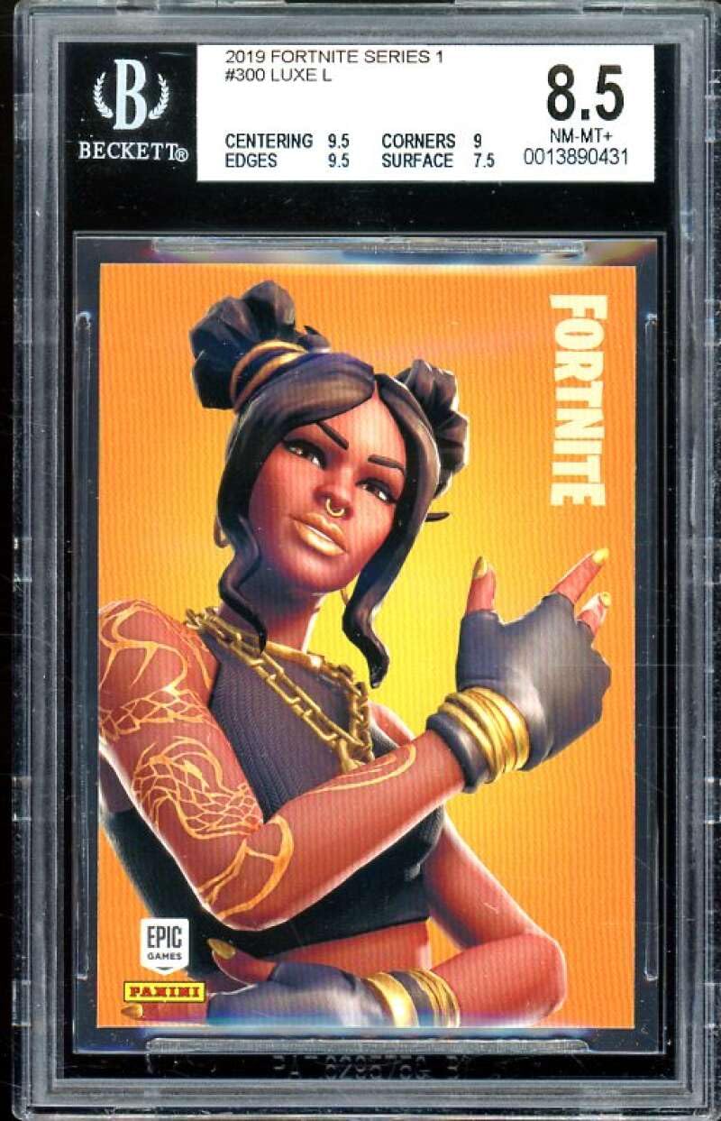 Amazon.com: Luxe Card 2019 Fortnite Series 1 USA #300 BGS 8.5 (9.5 9 9.5  7.5) : Collectibles & Fine Art