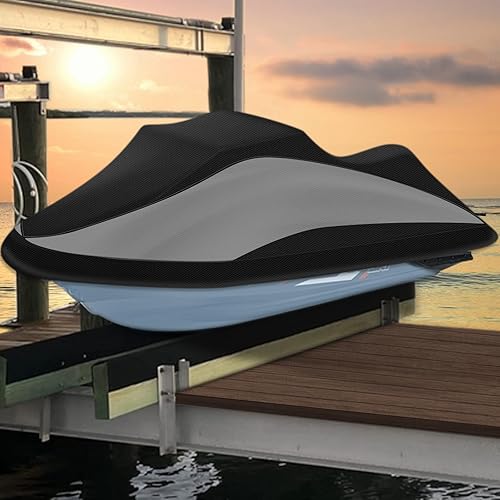 Miniatura 7 de Funda para moto acuática remolcable 300D, resistente al agua, con rejillas de ventilación reflectantes, se adapta a Seadoo, Yamaha, GTX, Kawasaki,