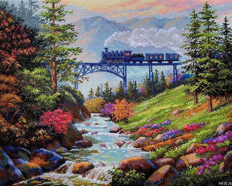 MerejkaCounted Cross Stitch Kit 38.5 x 31 cm