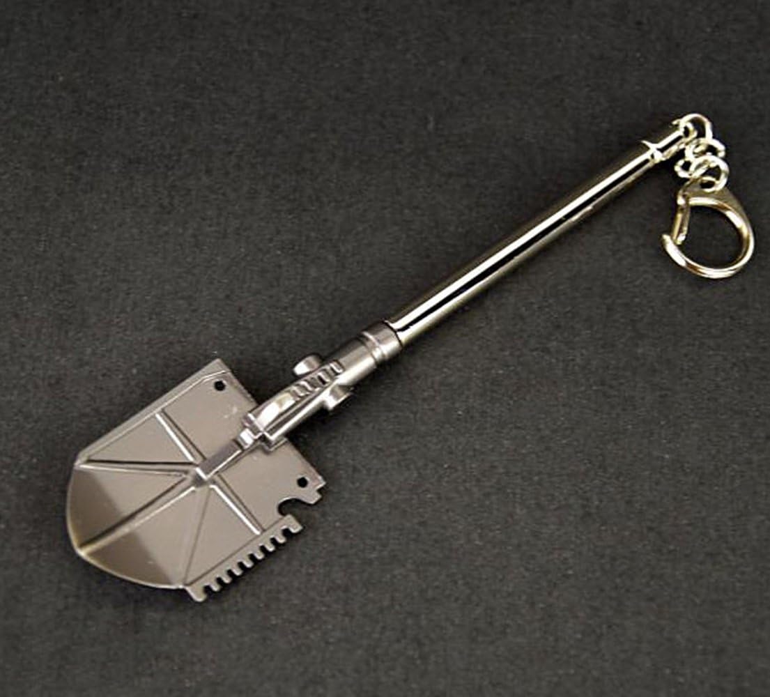 Cross Fire Military Shovel Keychain Metal Shovel Model