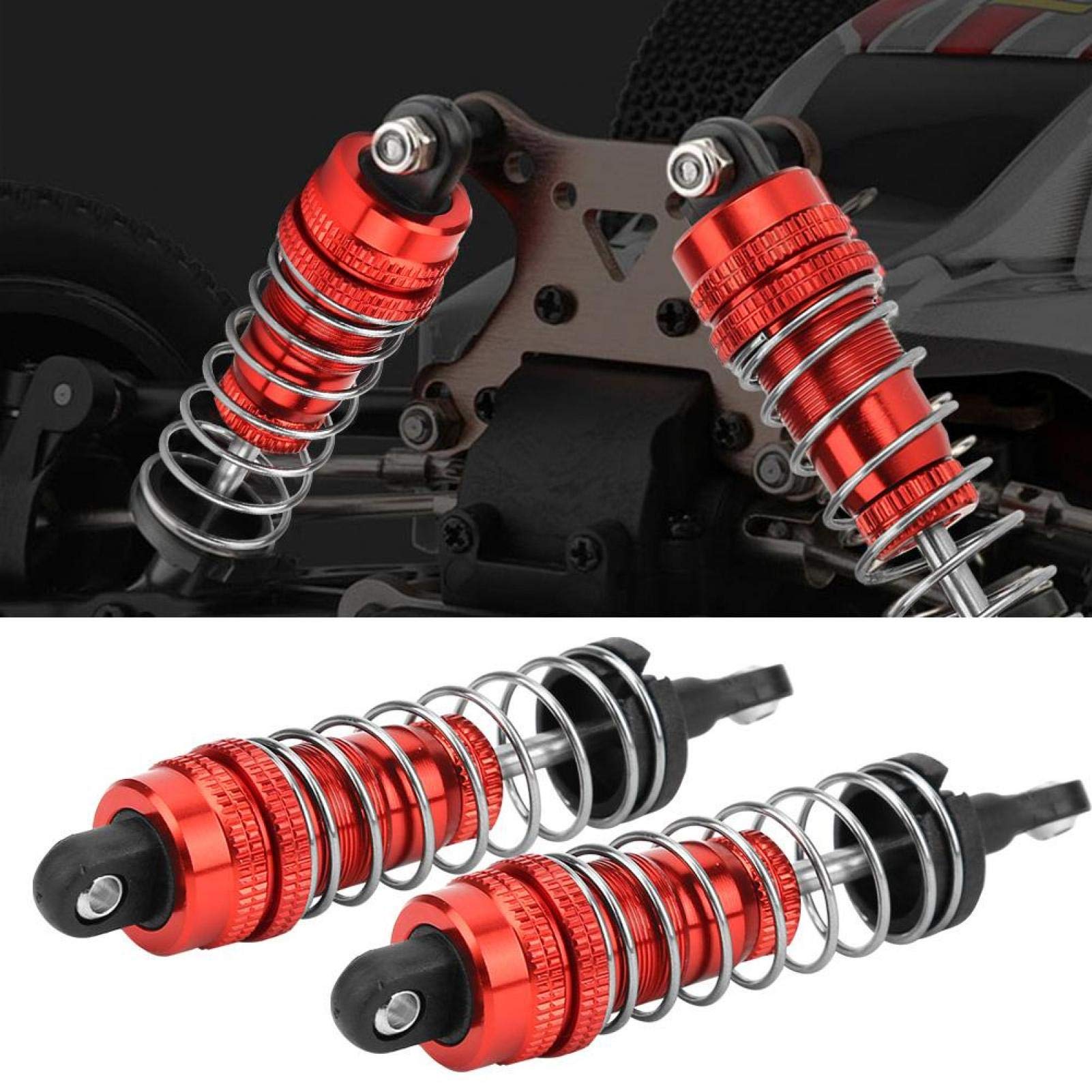 Stoßdämpfer-Set Für WLToys 144001 – Vorn & Hinten, Aluminium, Für 1/14 RC-Modellauto