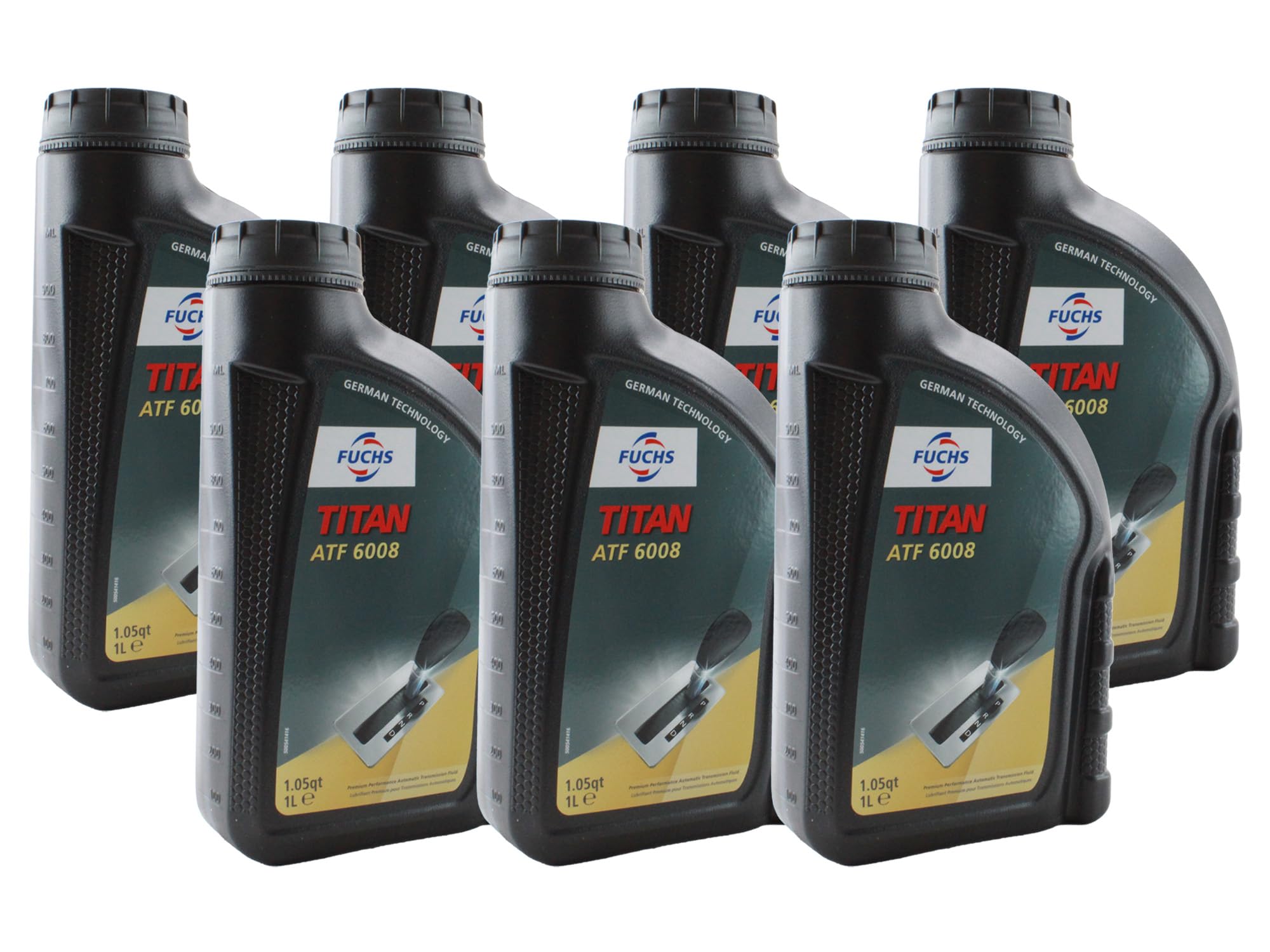 Fuchs 7 Liter TITAN ATF 6008 Transmission Fluid (Lifeguard 8) (Green) (7 x 1L)