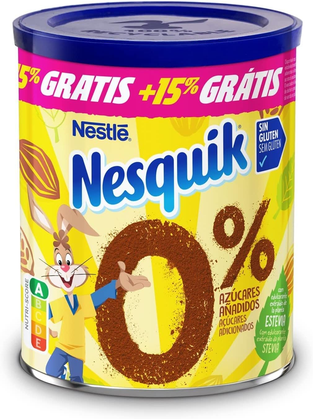 Nesquik Cacao polvo Azucar 0% 6 x 345 g