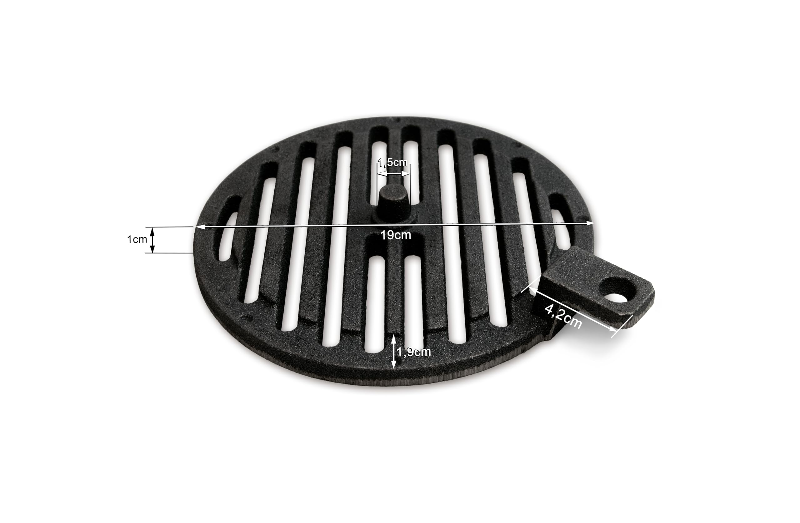 GRILLROSTPROFI Feuerrost - Kohlerost - Ascherost - Kaminrost - Ofenrost - Brennraumrost, rund, 19 cm passend für THORMA-Öfen