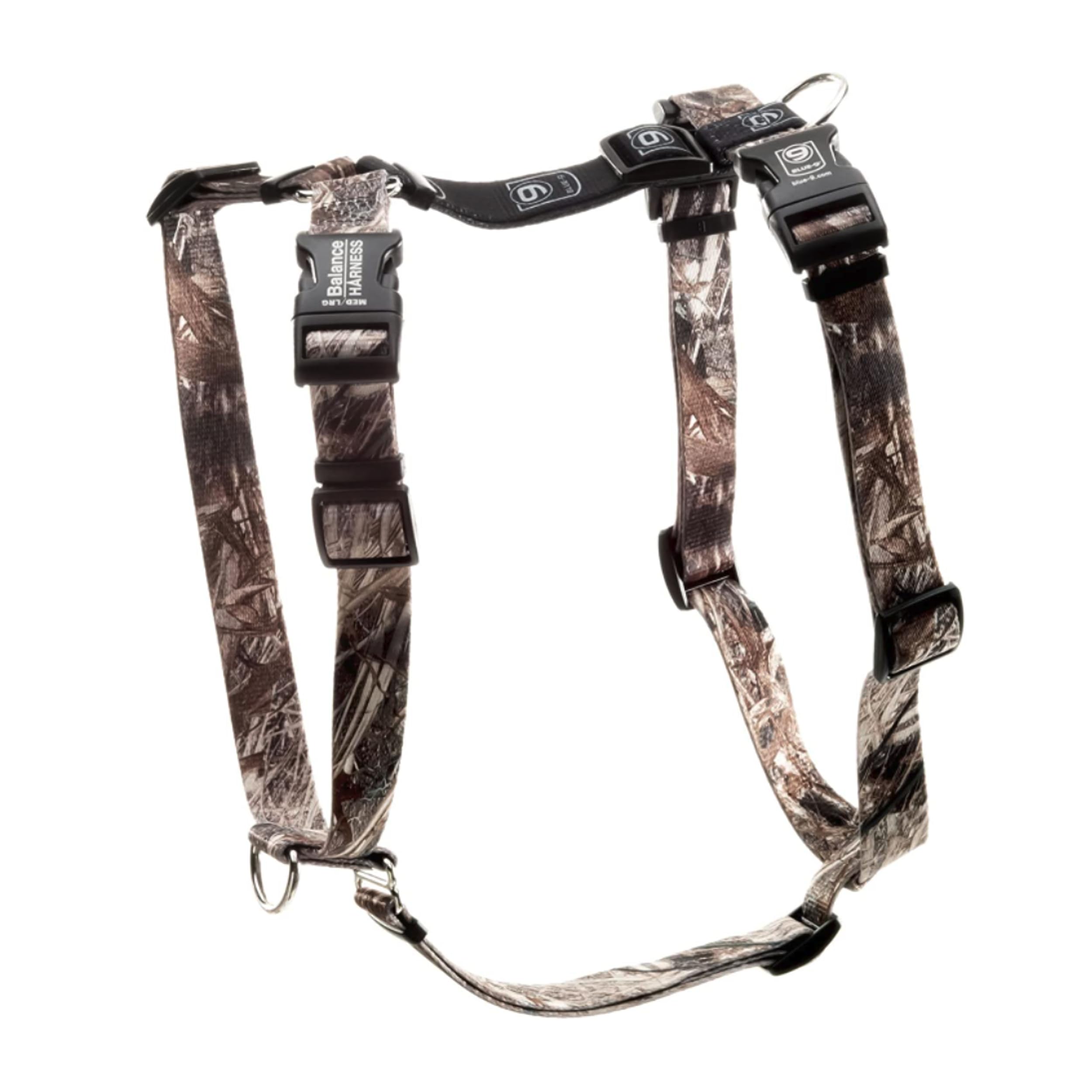 Blue-9 Pet Products Balance Harness Buckle Neck (Small, Camo) — image 1