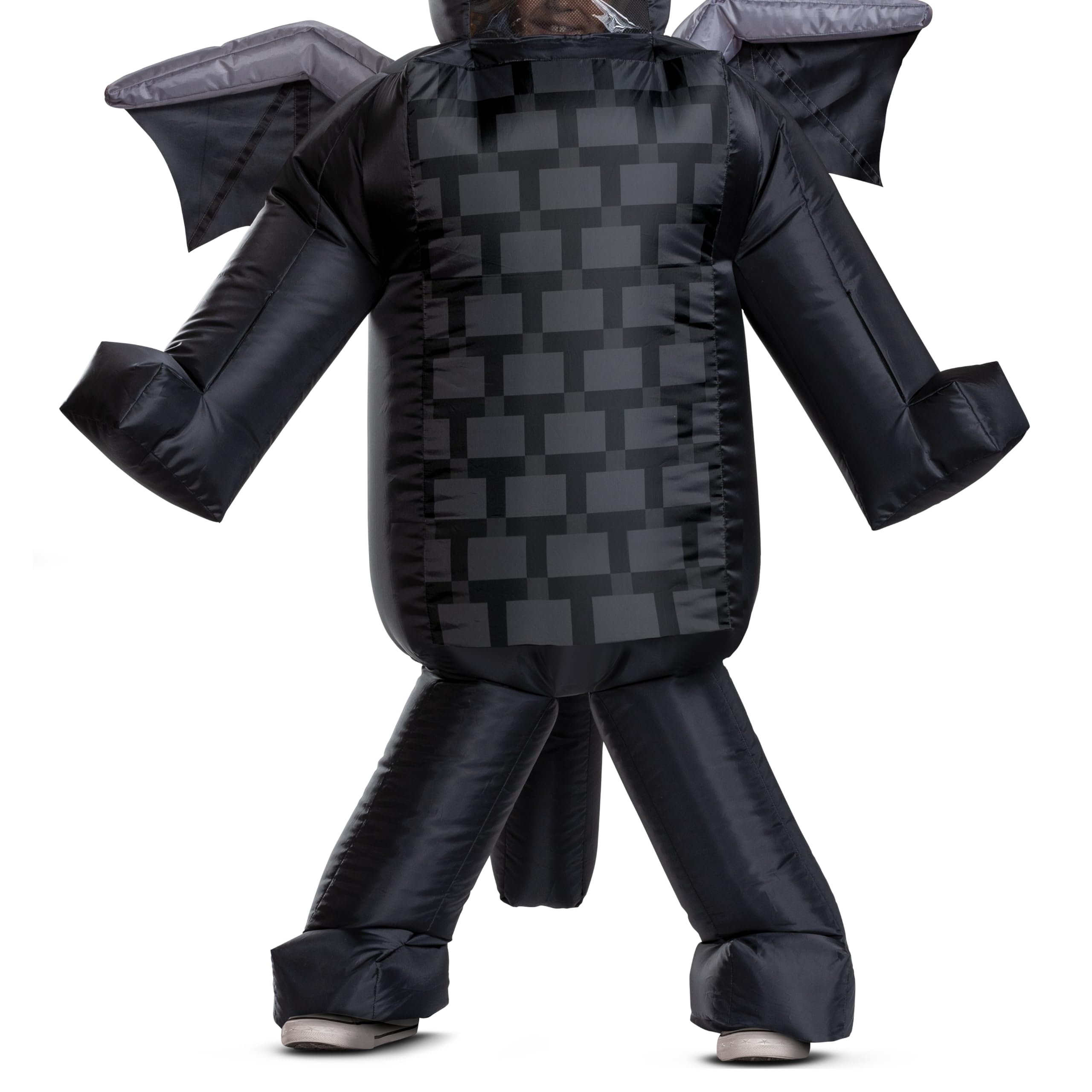 Przebranie dmuchane Minecraft Ender Dragon dla dzieci, Oficjalnie licencjonowane, Inspirowane kultową grą w piksele, Łatwy do założenia dmuchany design, Idealne na Halloween i Karnawał, Jeden rozmiar