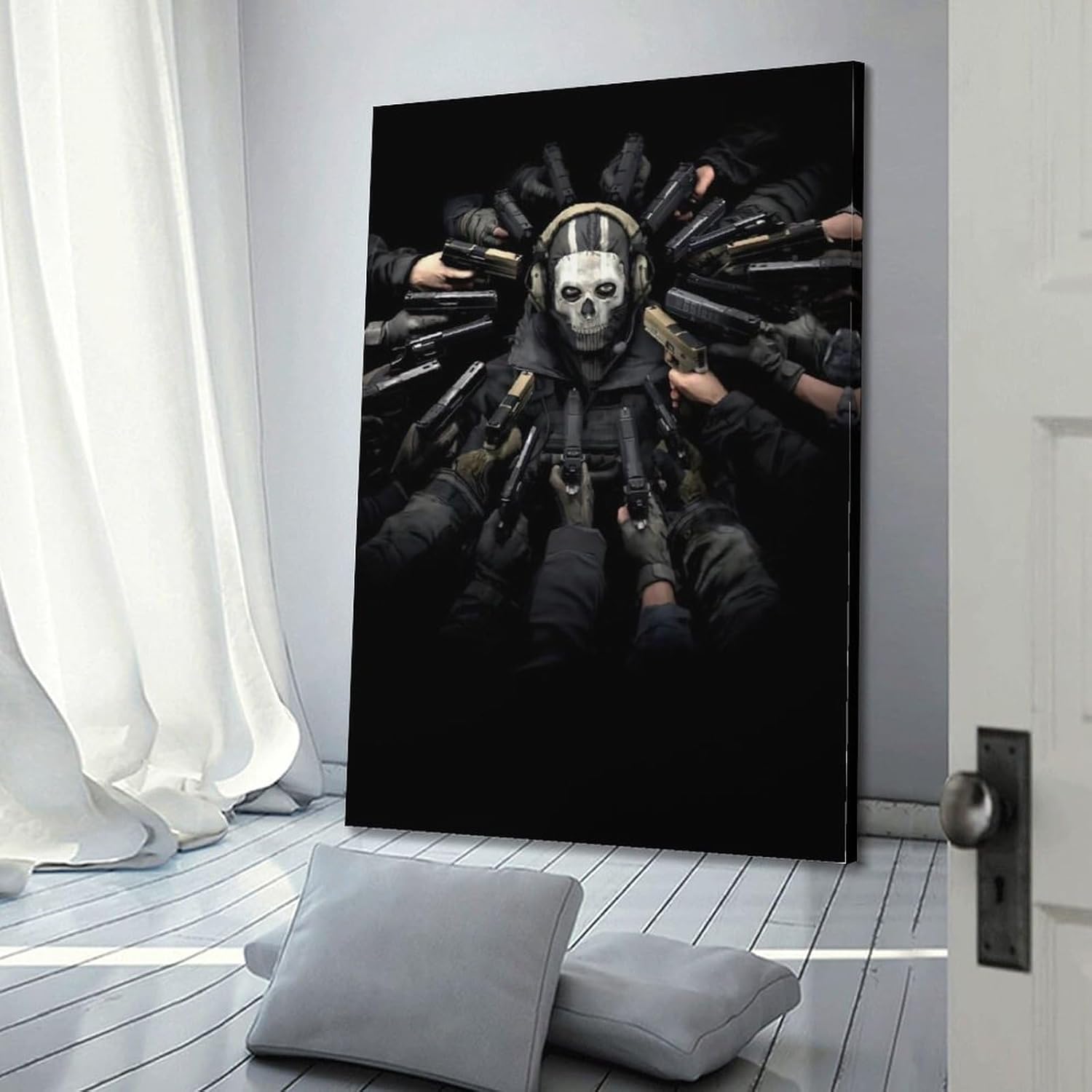 WITIN Call Of Duty Poster Ghost 6 Decorative Canvas Family Bedroom Picture Painting 08x12inch(20x30cm) 4 71hnEymSvDL. AC SL1500