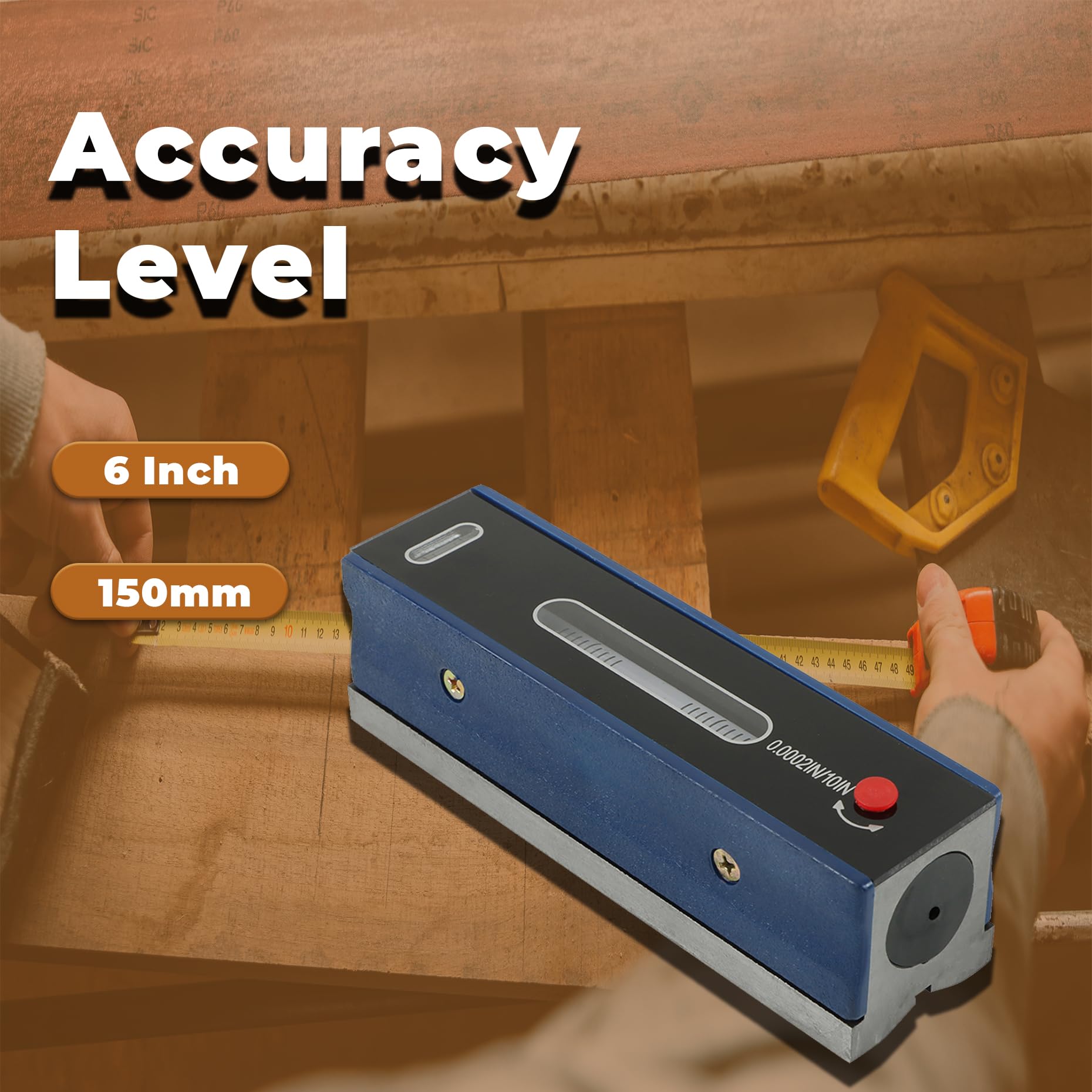 6 X 6 Inch Precision Frame Spirit Level Accuracy Zimbabwe - View #8