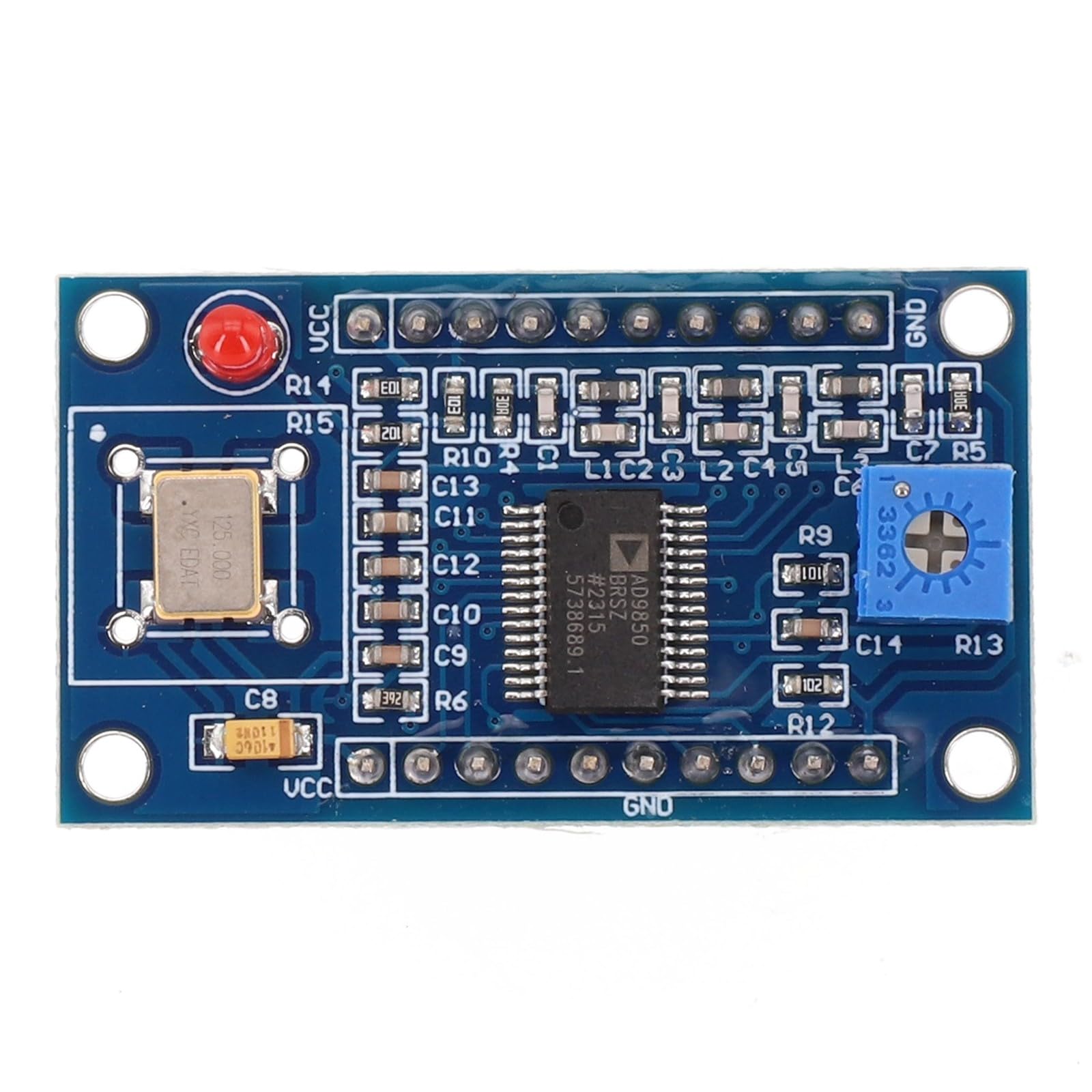 ZYNCUE AD9850 DDS-Signalmodul mit 2 Sinus- und 2 Rechteckwellenausgängen, 0–40 MHz, 70 MHz Tiefpassfilter, Entwicklungsboards