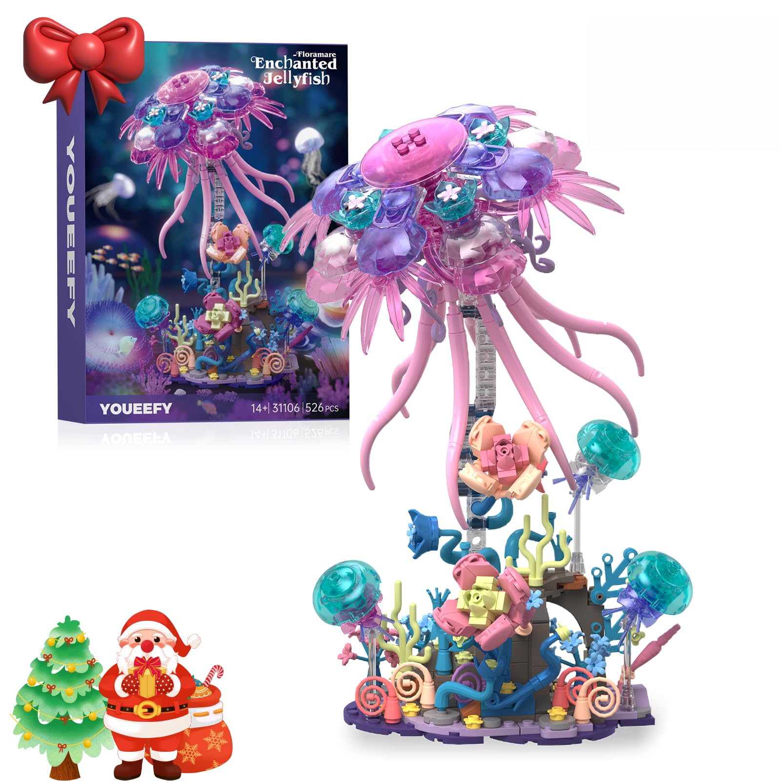 Amazon.com: youeefy Enchanted Jellyfish Building Kit with