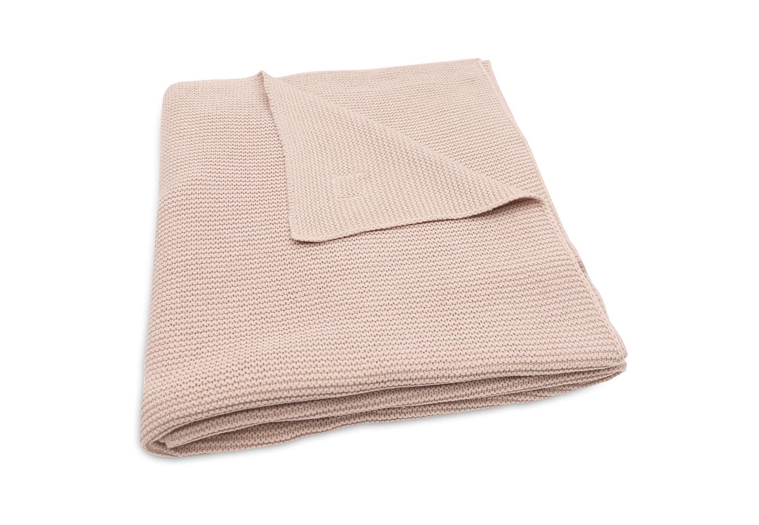 Jollein 516-522-67067 Children's Knitted Blanket Basic Knit Pink (100 x 150 cm)