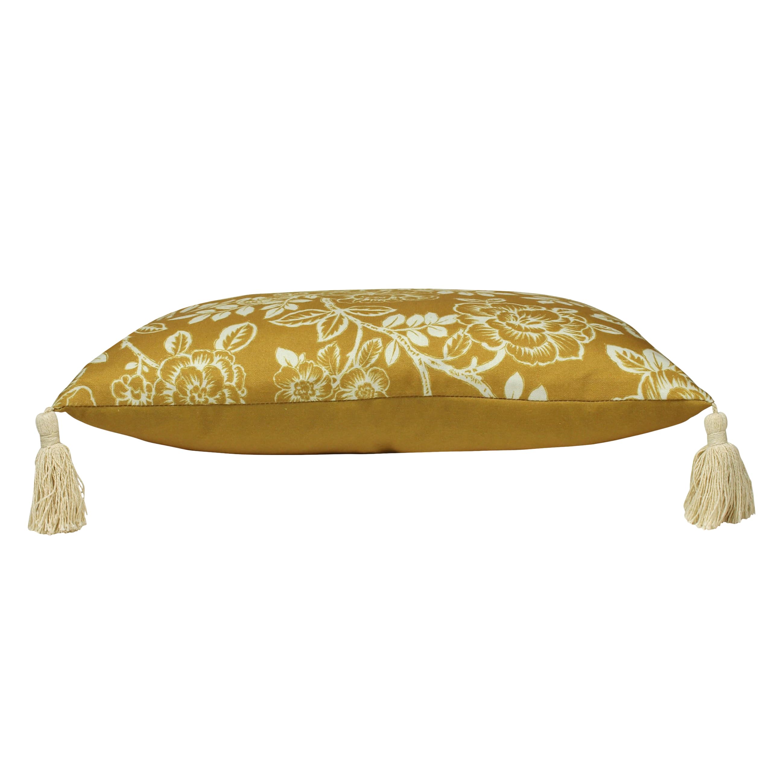 Paoletti Somerton Feather Filled Cushions Twin Pack, Honey, 35 x 50cm - Image 3