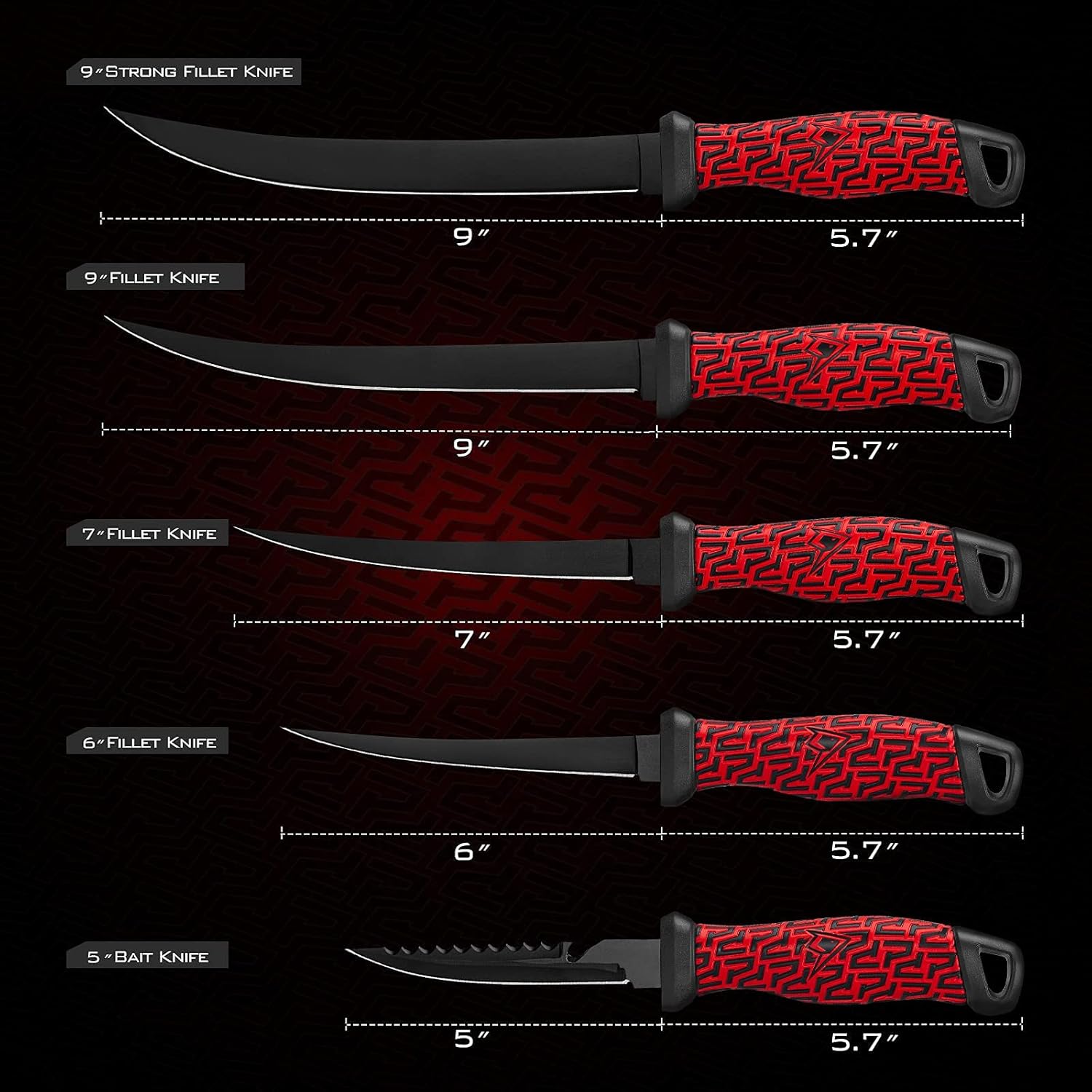 Piscifun Razor X Fillet Knife with Pop-Up Sharpening Bar Knife Sheath, German Stainless-Steel Blade Bait Knife, Anti-Corrosion Fishing Fillet Knife 5" : Sports & Outdoors