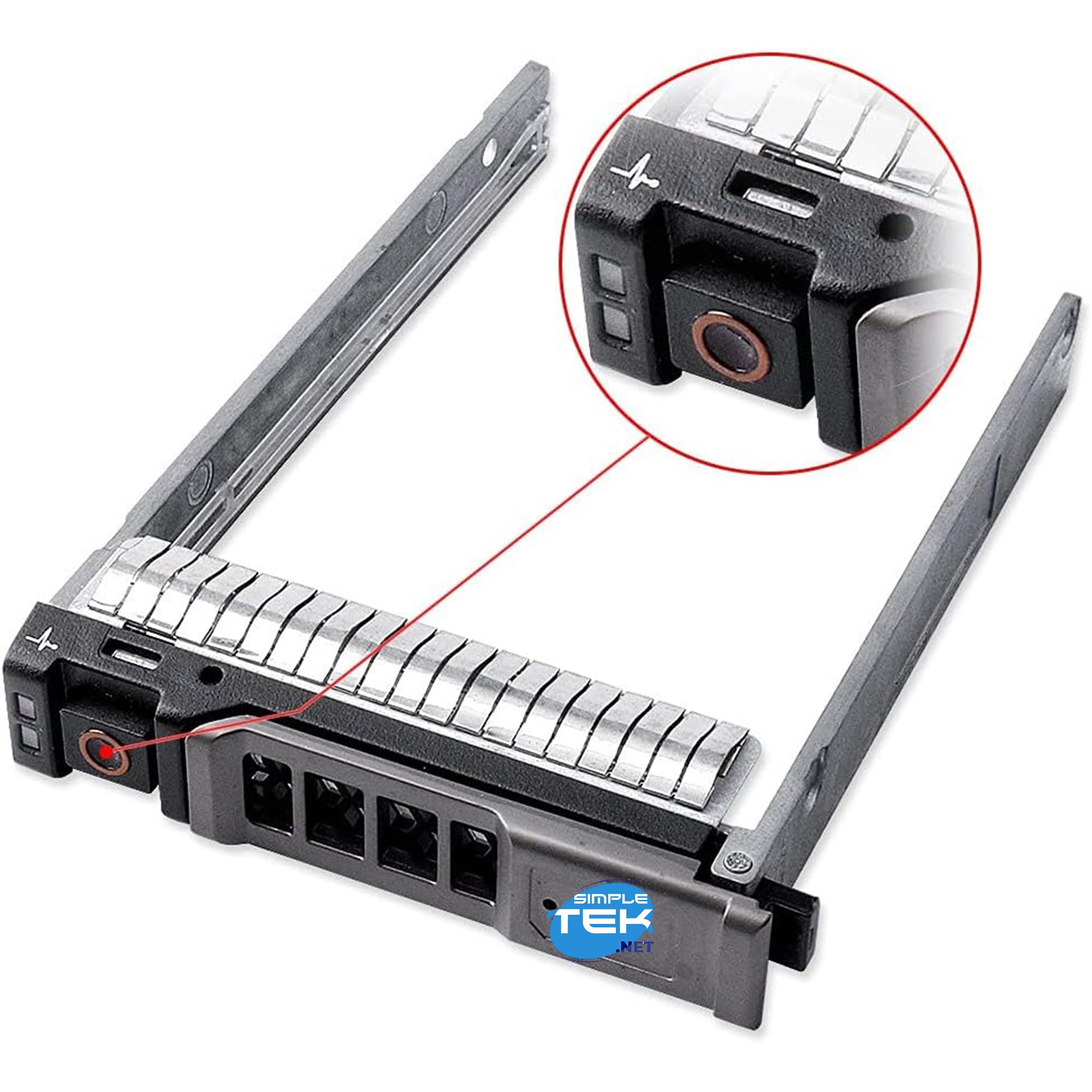 SIMPLETEK - Caddy SATA SAS 2,5" Poweredge M620 M630 M640 HDD SSD Festplattengehäuse (Generalüberholt)