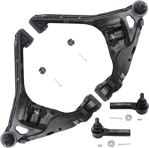 Miniatura 70 de Detroit Axle - Kit de brazos de control frontal RWD para Chrysler 300 Dodge Challenger Charger Magnum, 2 brazos de control superiores 2 rótulas