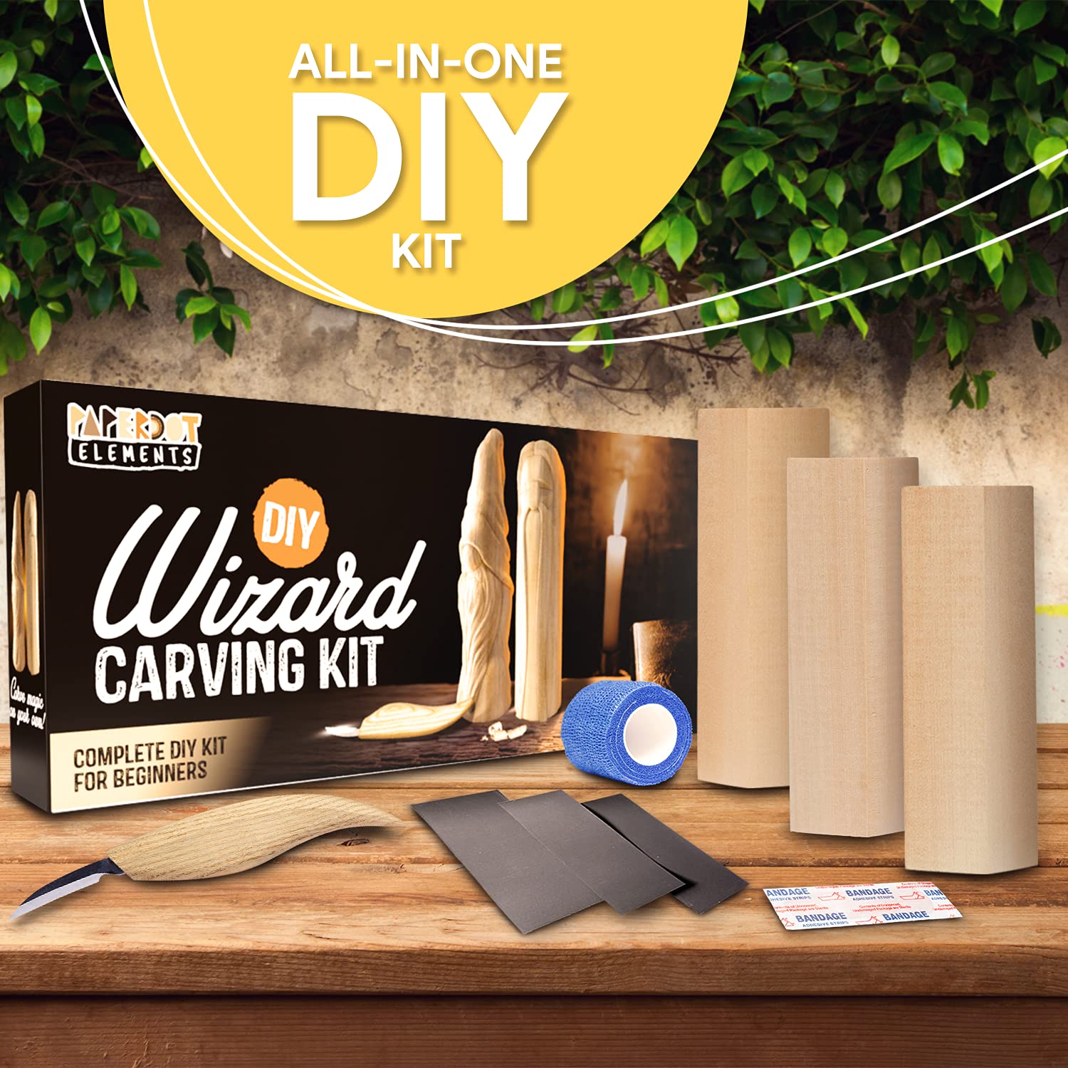Wood Carving Kit for Beginners, Whittling Kit for Beginners, Whittling