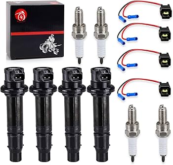 Ignition Coil & Plug w/Spark Plug For Yamaha YZF-R1 2002 Ignition Coil & Plug w/Spark Plug For Yamaha YZF-R1 2002