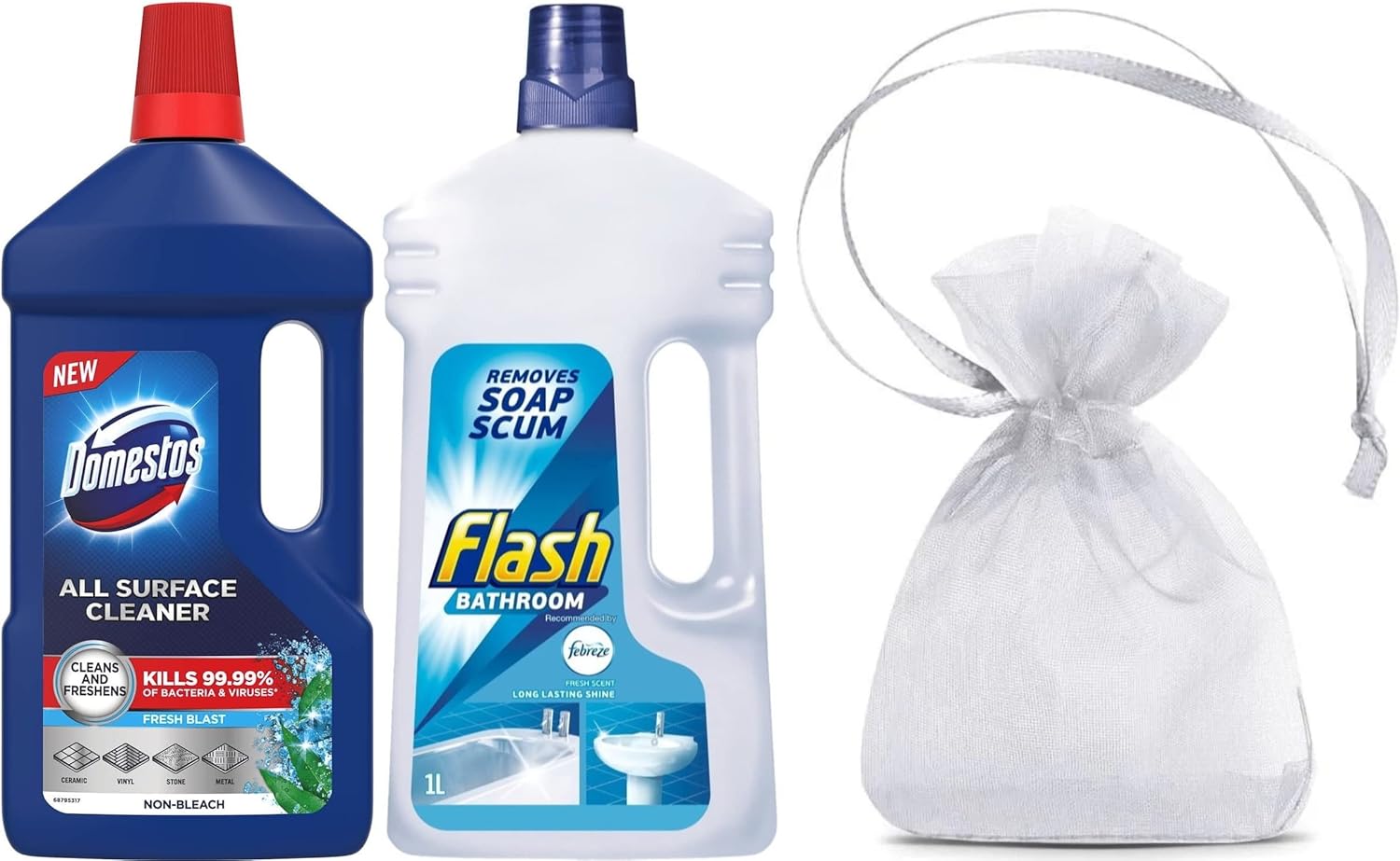 Domestos All Surface NonBleach Cleaner, Cleans and Freshens, Fresh